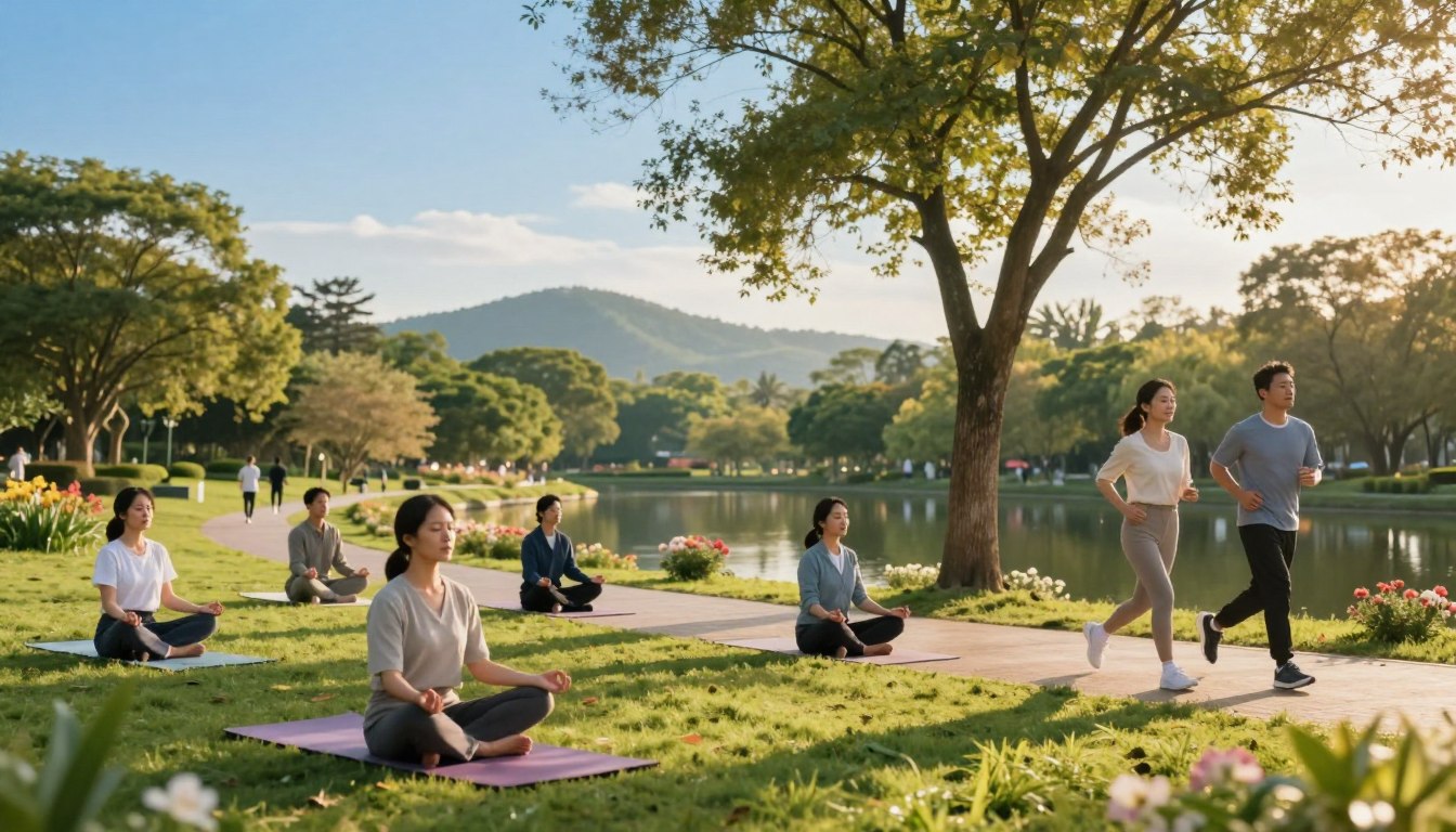 Mental and physical health balance